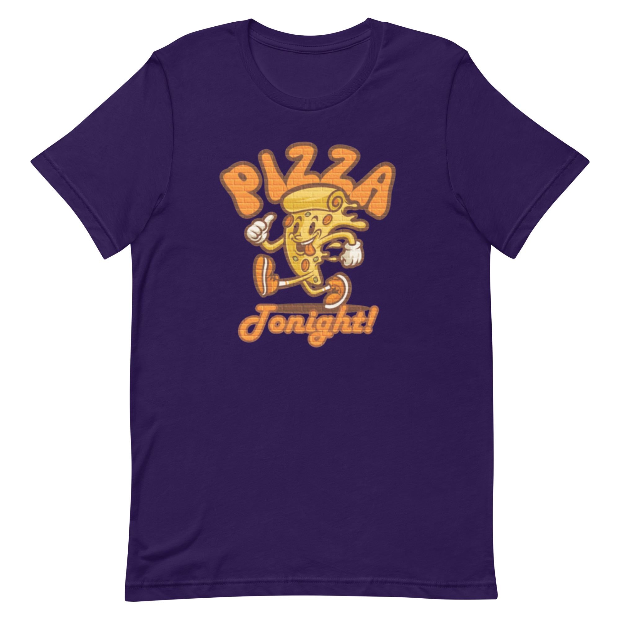 Funny Pizza T-Shirt: Retro Cartoon Unisex Tee