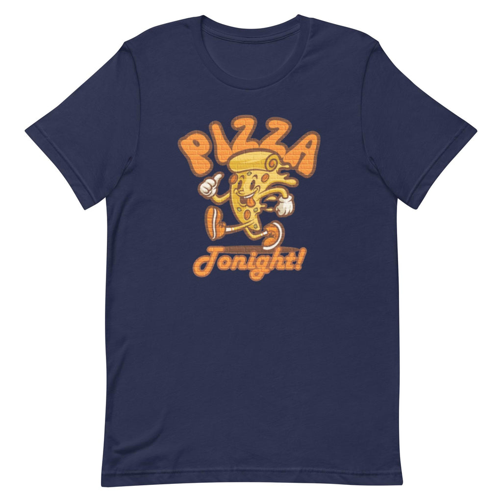 Funny Pizza T-Shirt: Retro Cartoon Unisex Tee