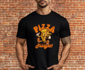 Funny Pizza T-Shirt: Retro Cartoon Unisex Tee