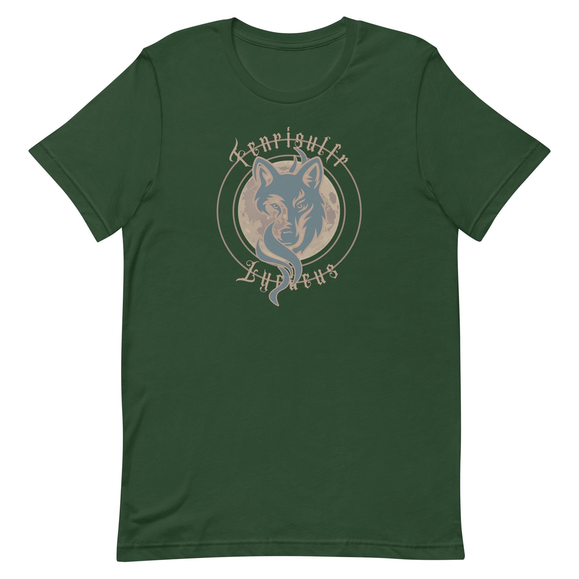 Fenrir Wolf T-Shirt: Norse Mythology Design