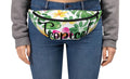 Tropical Floral Fanny Pack: Plumeria Print Waist Bag