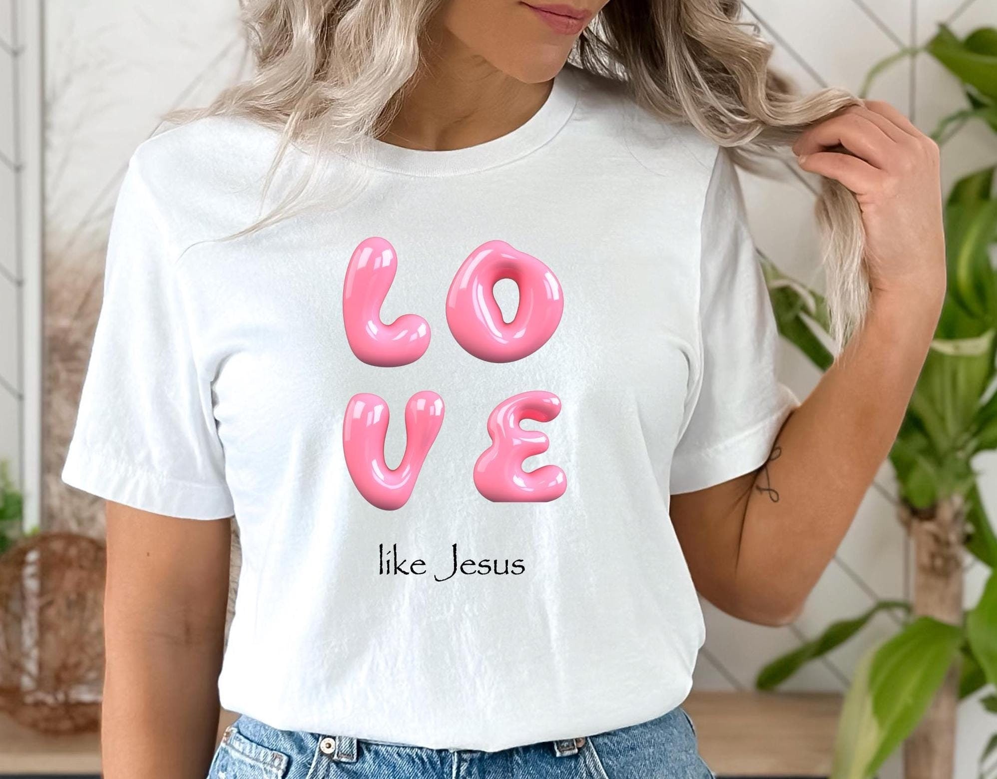 Love Like Jesus T-Shirt: Christian Graphic Tee