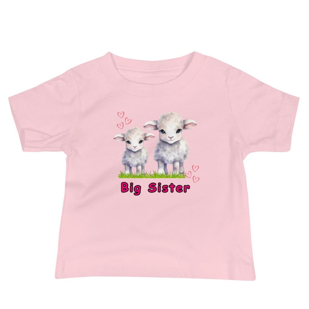 Big Sister Lambs Tee: Matching Sister Shirts