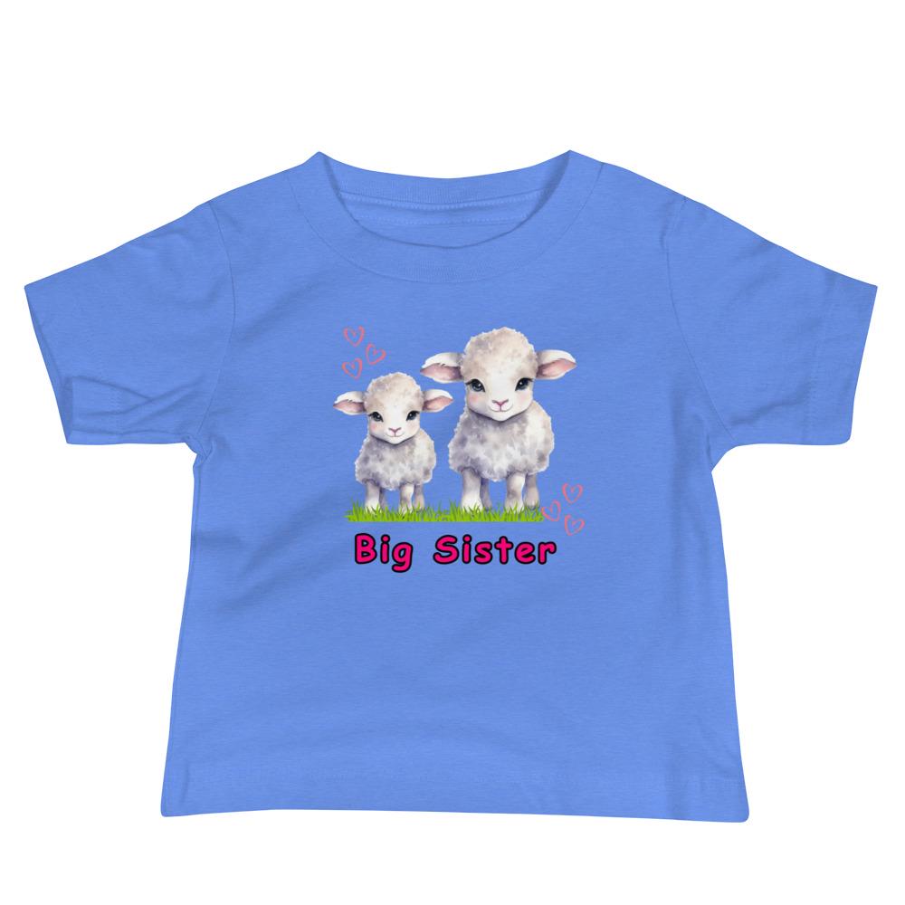 Big Sister Lambs Tee: Matching Sister Shirts