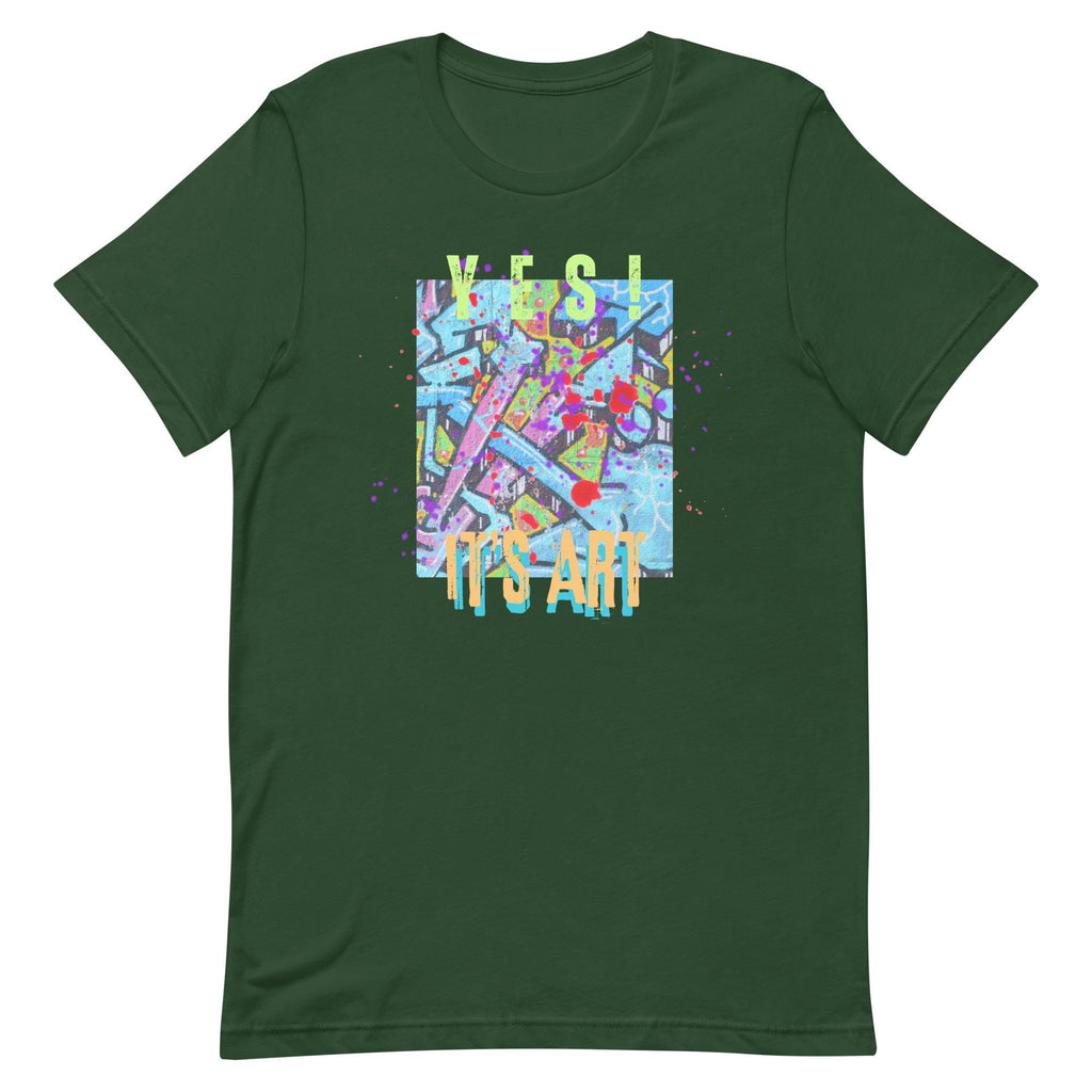Funny Abstract Art T-Shirt: Gift for Artists