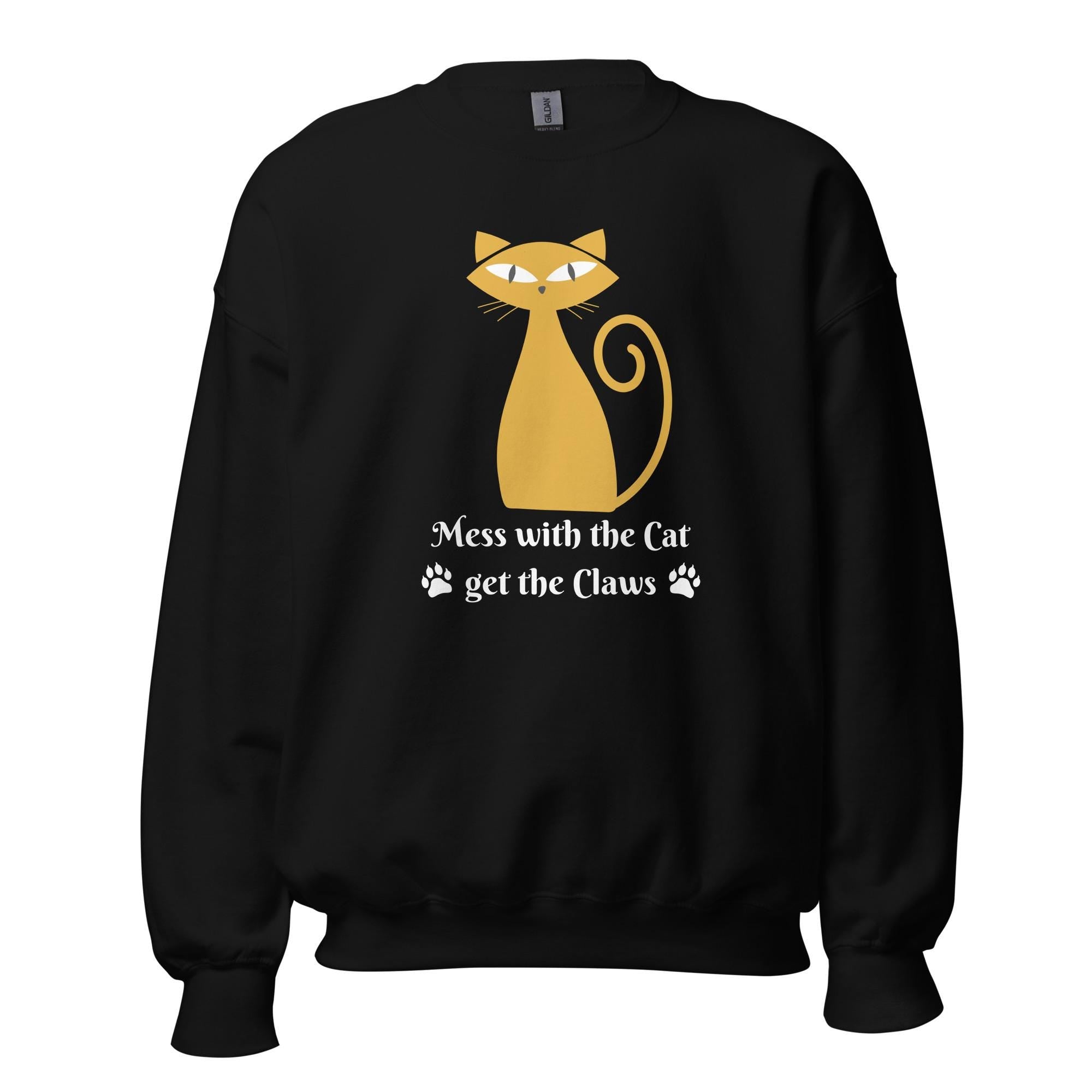 Funny Cat Sweatshirt: Cat Mom Gift, Women's Humor