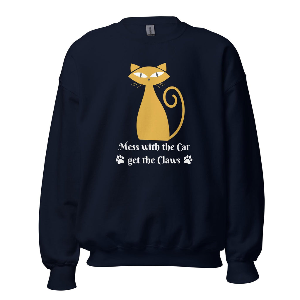 Funny Cat Sweatshirt: Cat Mom Gift, Women's Humor