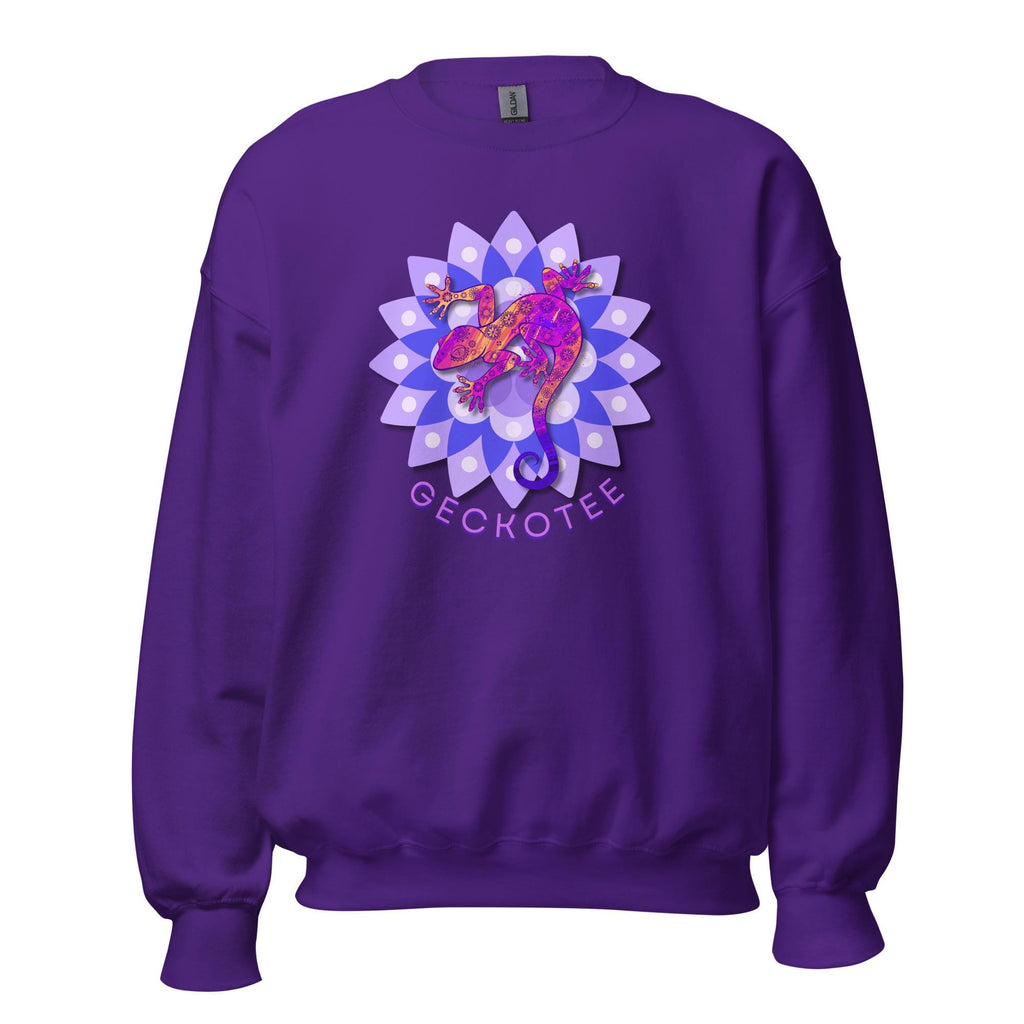 Gecko Sweatshirt Cute Gecko sweater Gecko hoodie Lizard sweatshirt, Mandala gecko shirt gecko lover gift