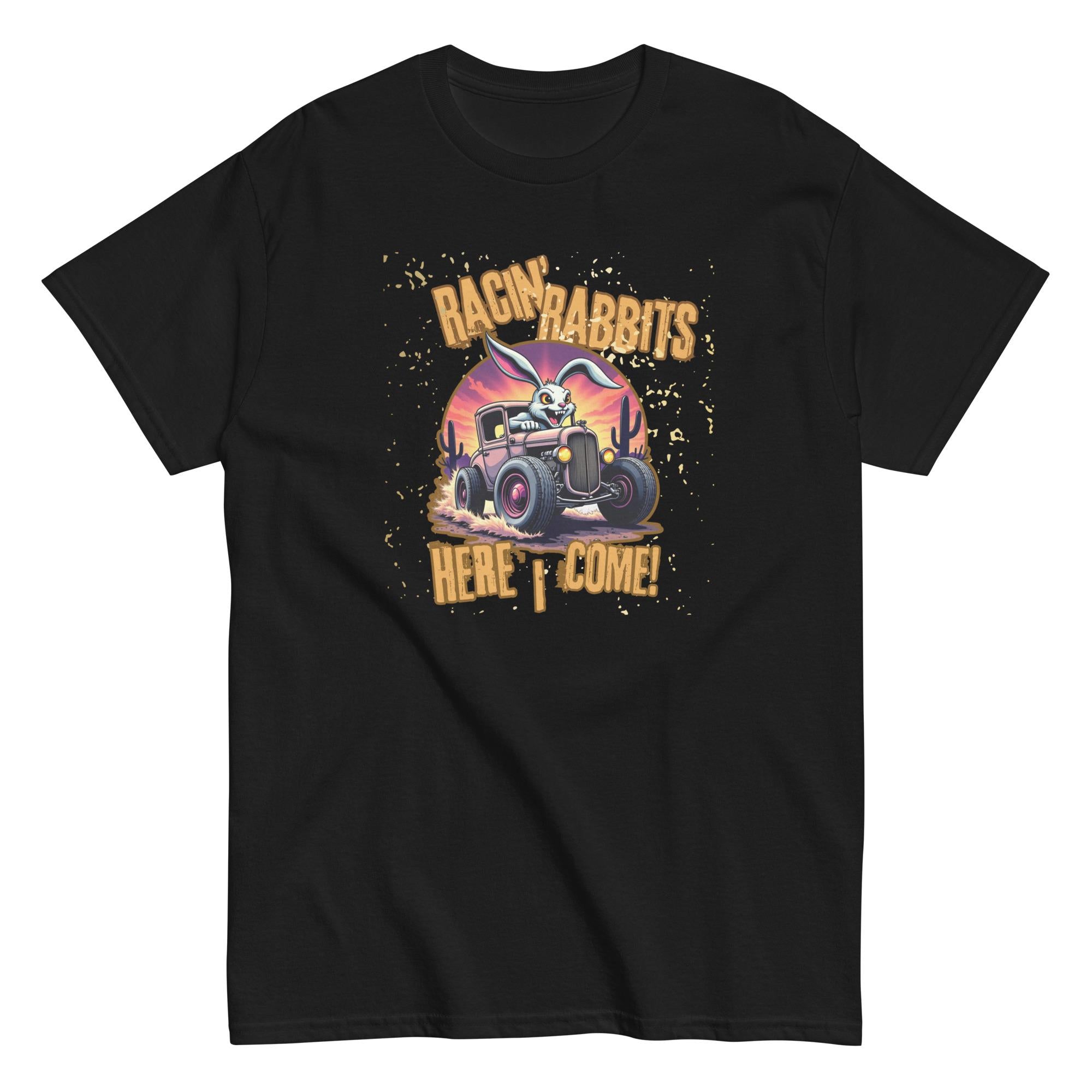 Racin' Rabbits Hot Rod Shirt - Desert Racing Arizona gift for hot rod racer hot rod builder gift