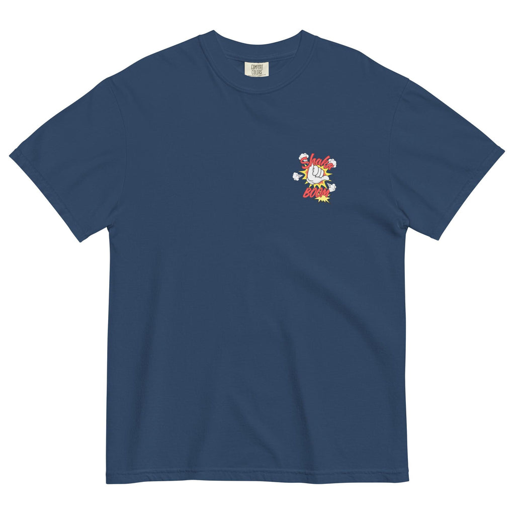 Hawaii Shaka T-Shirt: Comfort Colors Hawaii tee front and back prints Shaka Boom!