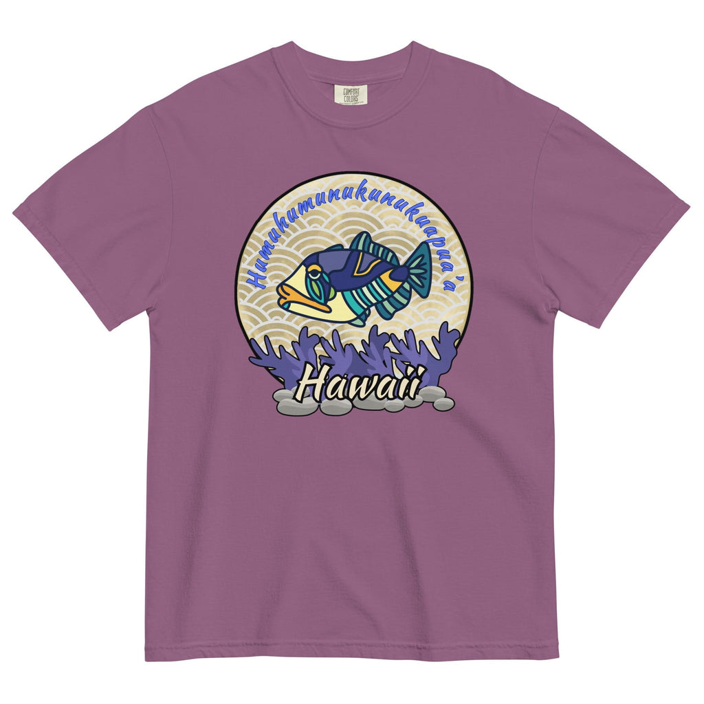 Humuhumunukunukuapuaa Hawaii Fish Shirt: Comfort Colors Hawaii Tee front print