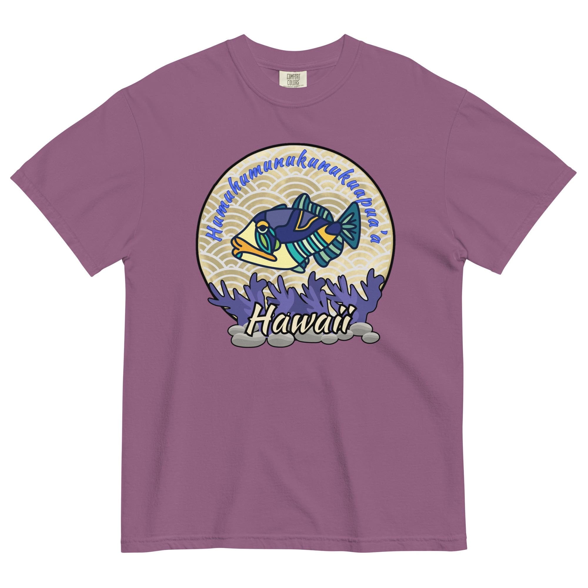 Humuhumunukunukuapuaa Hawaii Fish Shirt: Comfort Colors Hawaii Tee front print