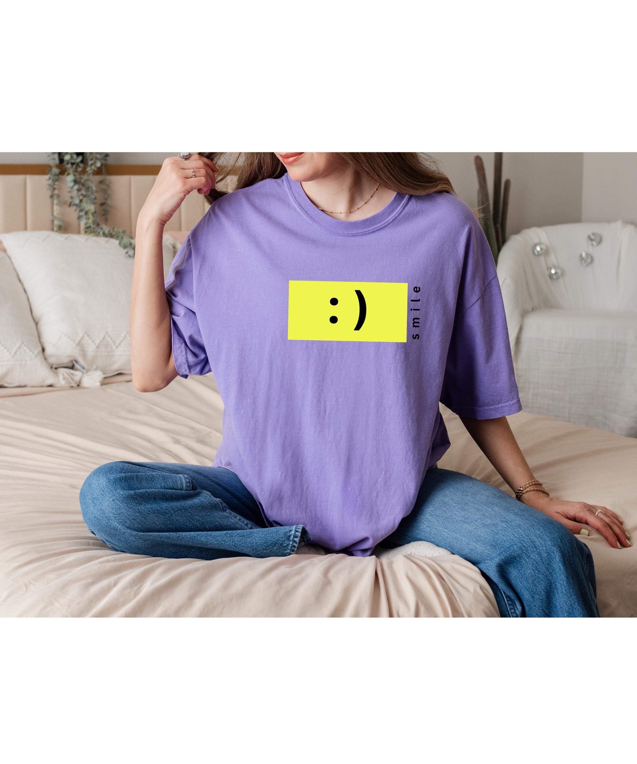 Smile T-Shirt: Garment-Dyed Heavyweight Cotton Tee