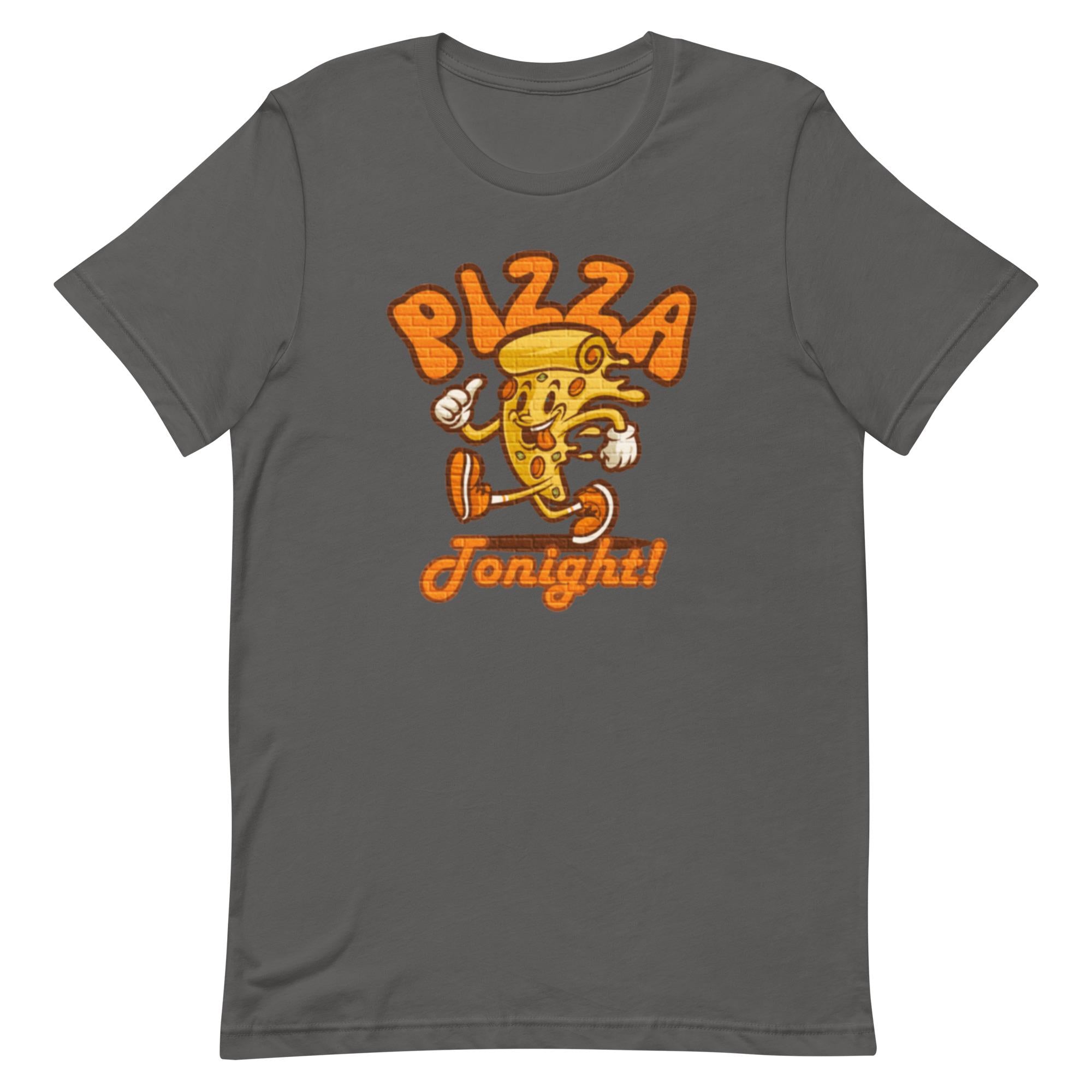 Funny Pizza T-Shirt: Retro Cartoon Unisex Tee