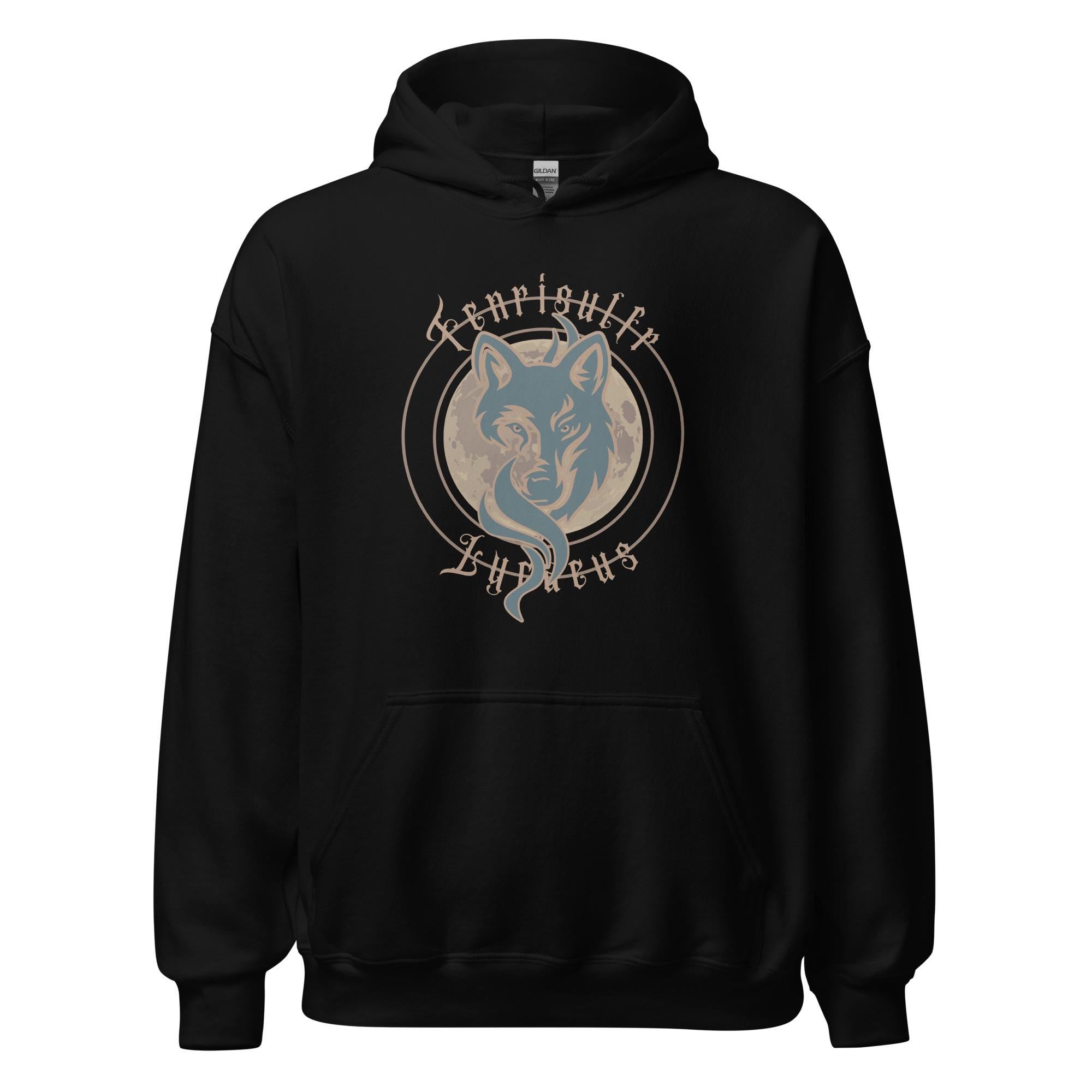 Fenrisulfr Wolf Hoodie: Norse Mythology Unisex Sweatshirt