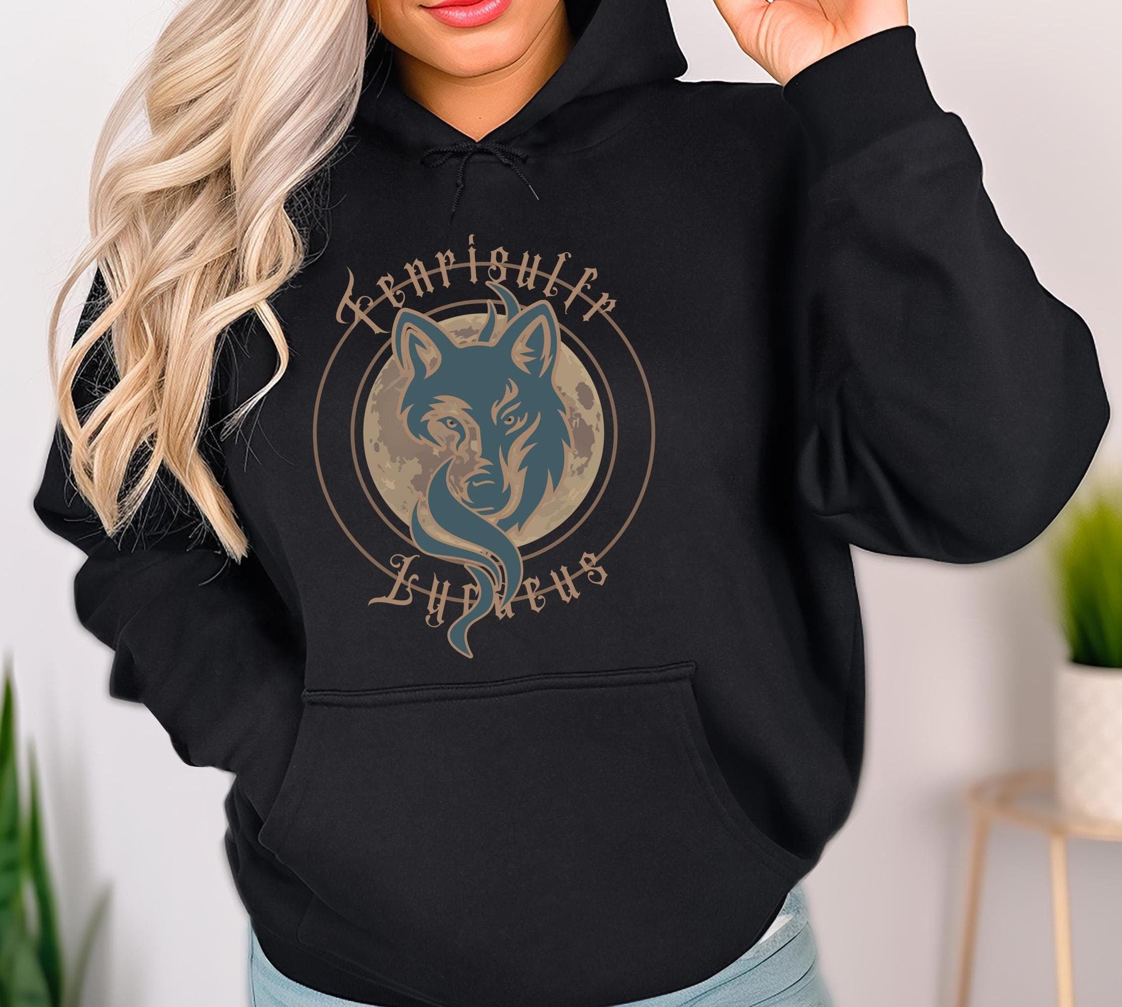 Fenrisulfr Wolf Hoodie: Norse Mythology Unisex Sweatshirt