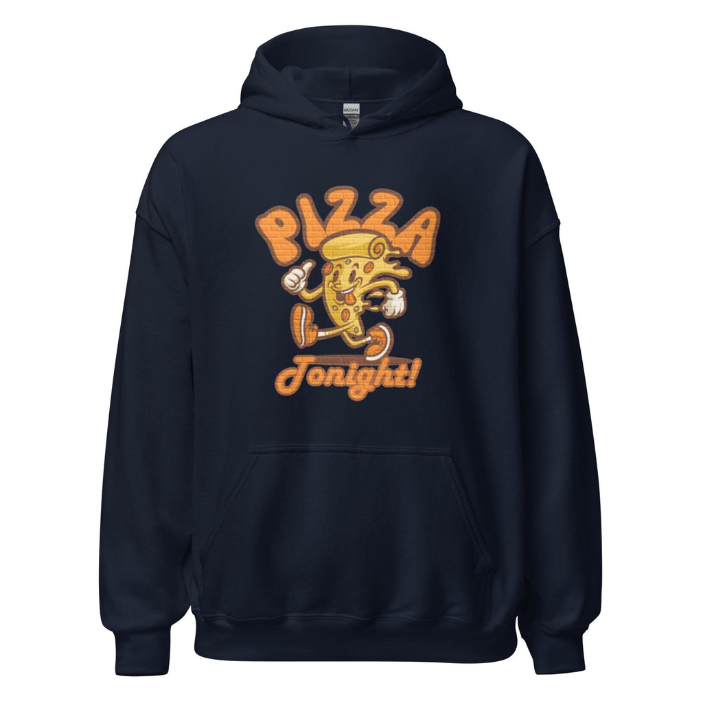 Funny Pizza Tonight Hoodie: Retro Pizza Lover Gift