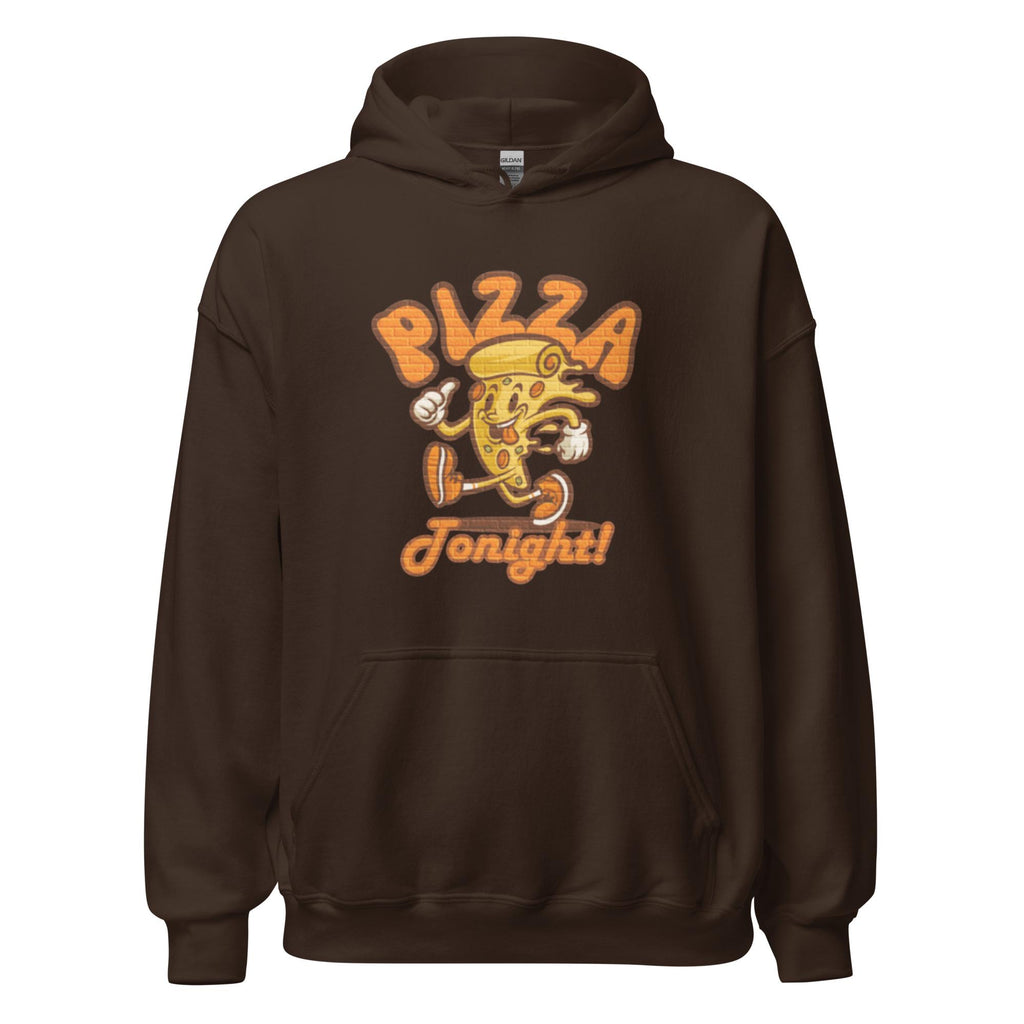 Funny Pizza Tonight Hoodie: Retro Pizza Lover Gift