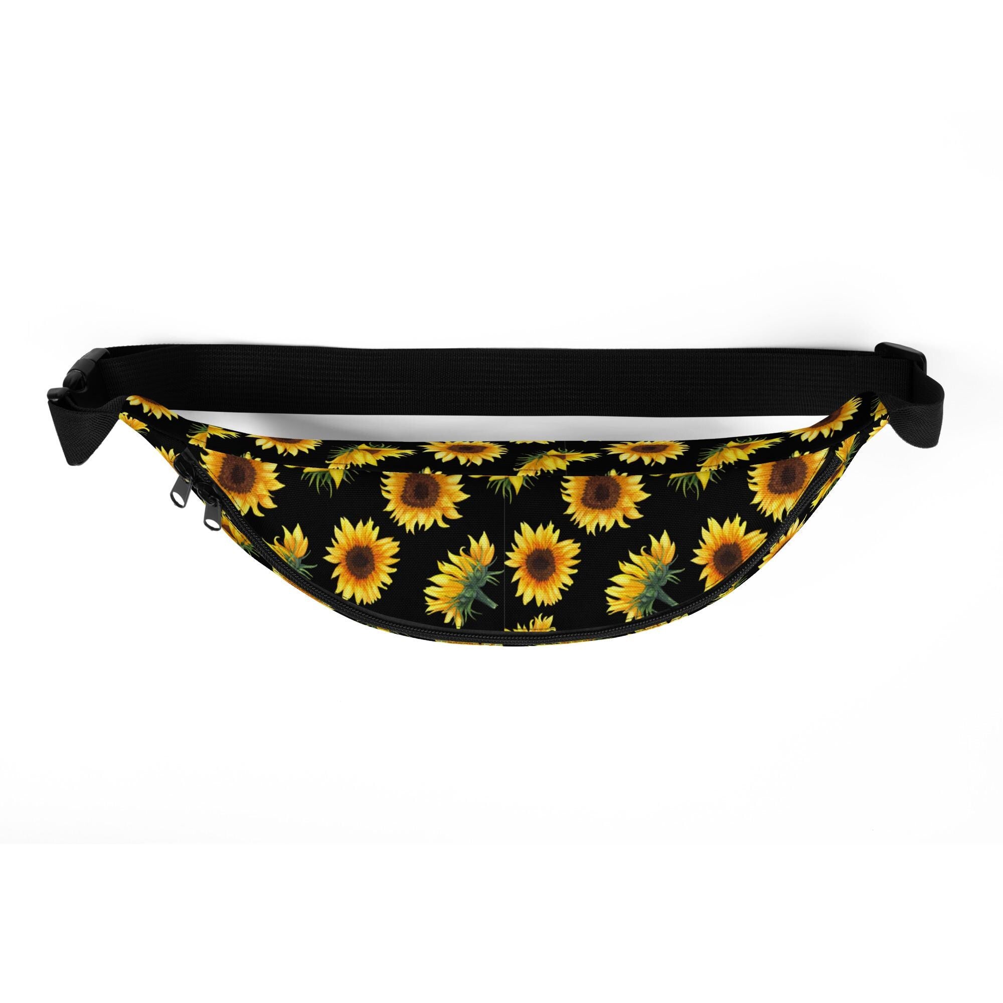 Sunflower Fanny Pack: Summer Floral Waist Bag