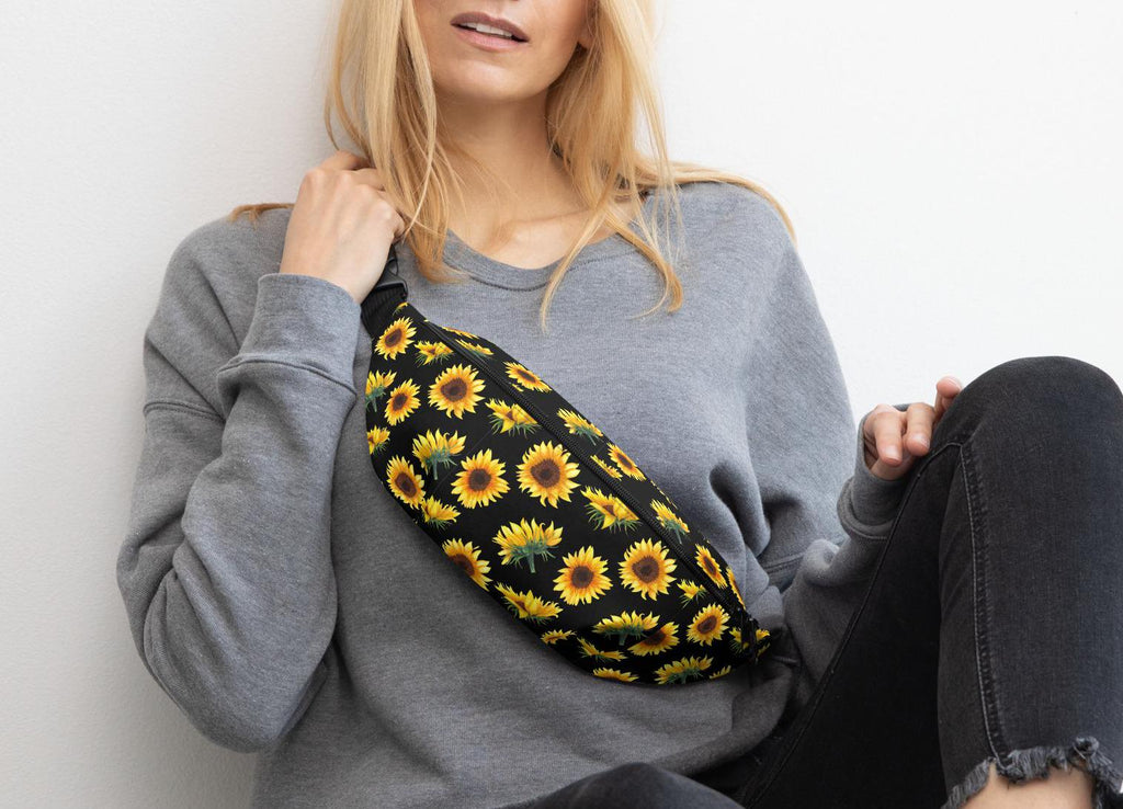 Sunflower Fanny Pack: Summer Floral Waist Bag