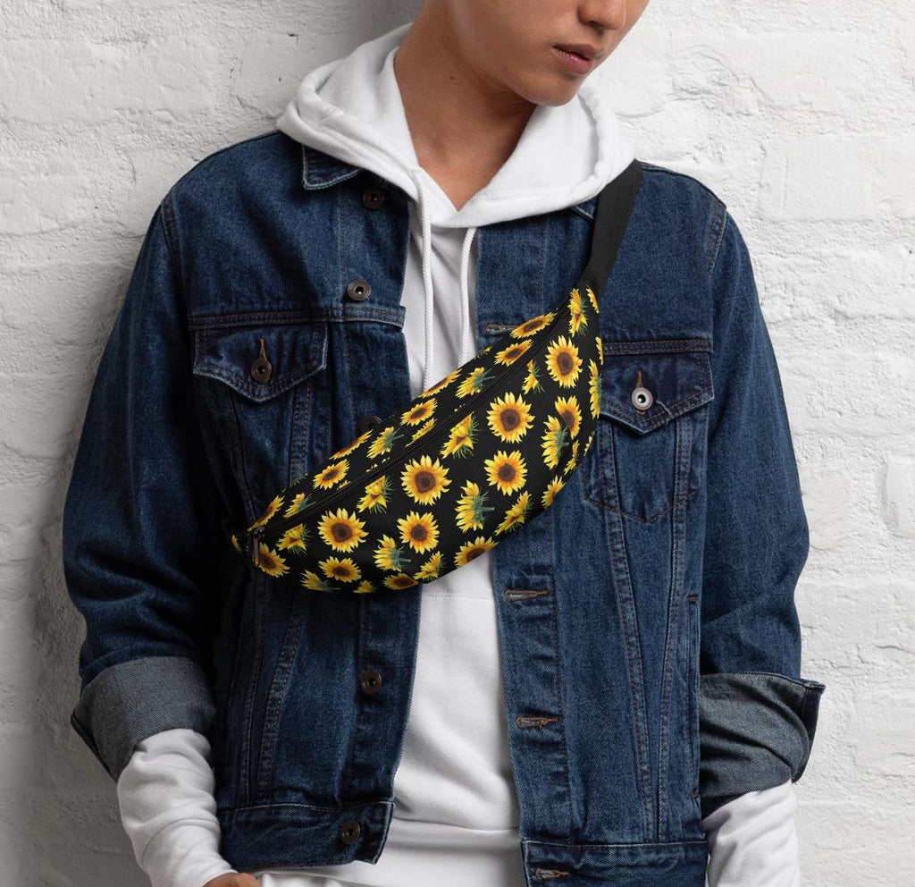 Sunflower Fanny Pack: Summer Floral Waist Bag