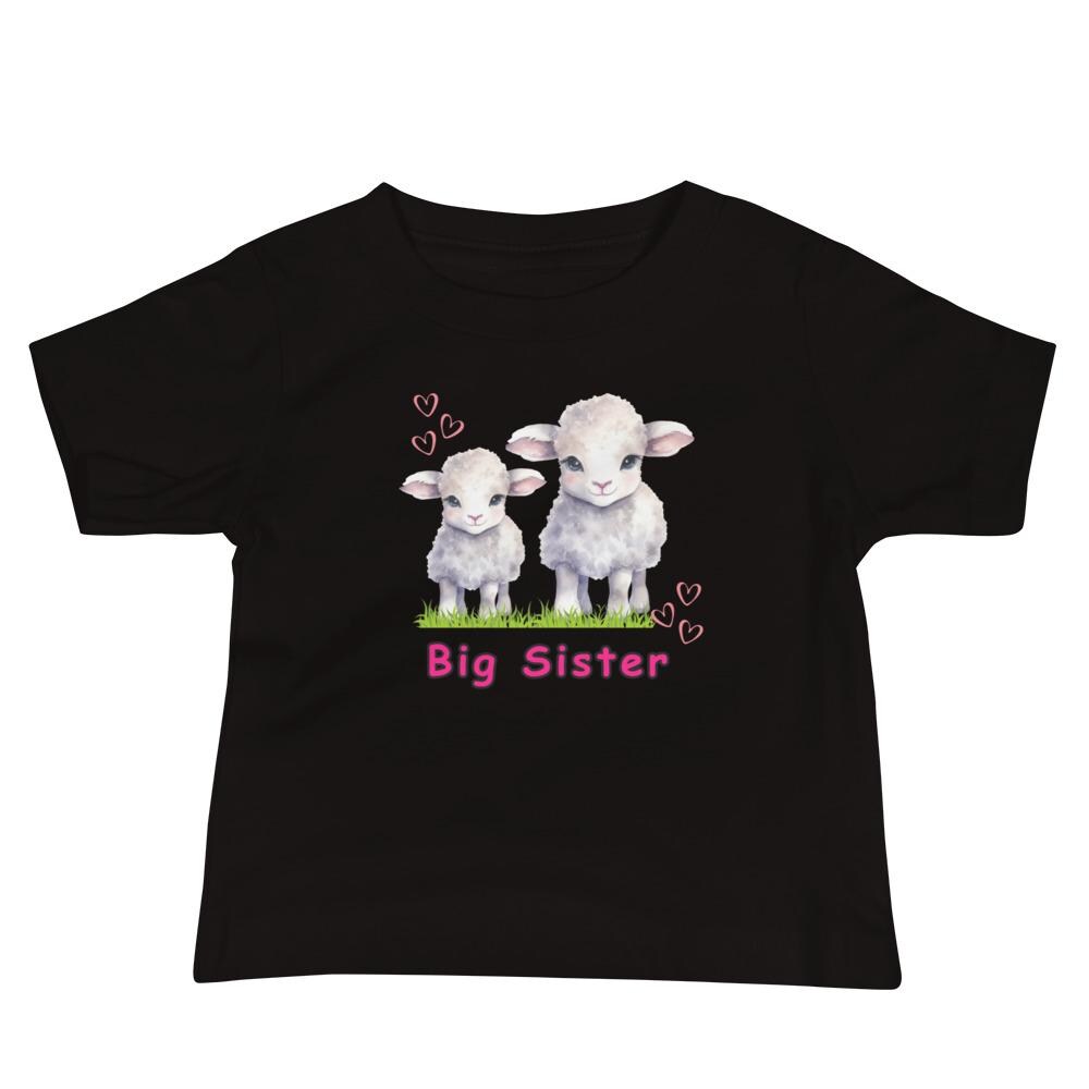 Big Sister Lambs Tee: Matching Sister Shirts