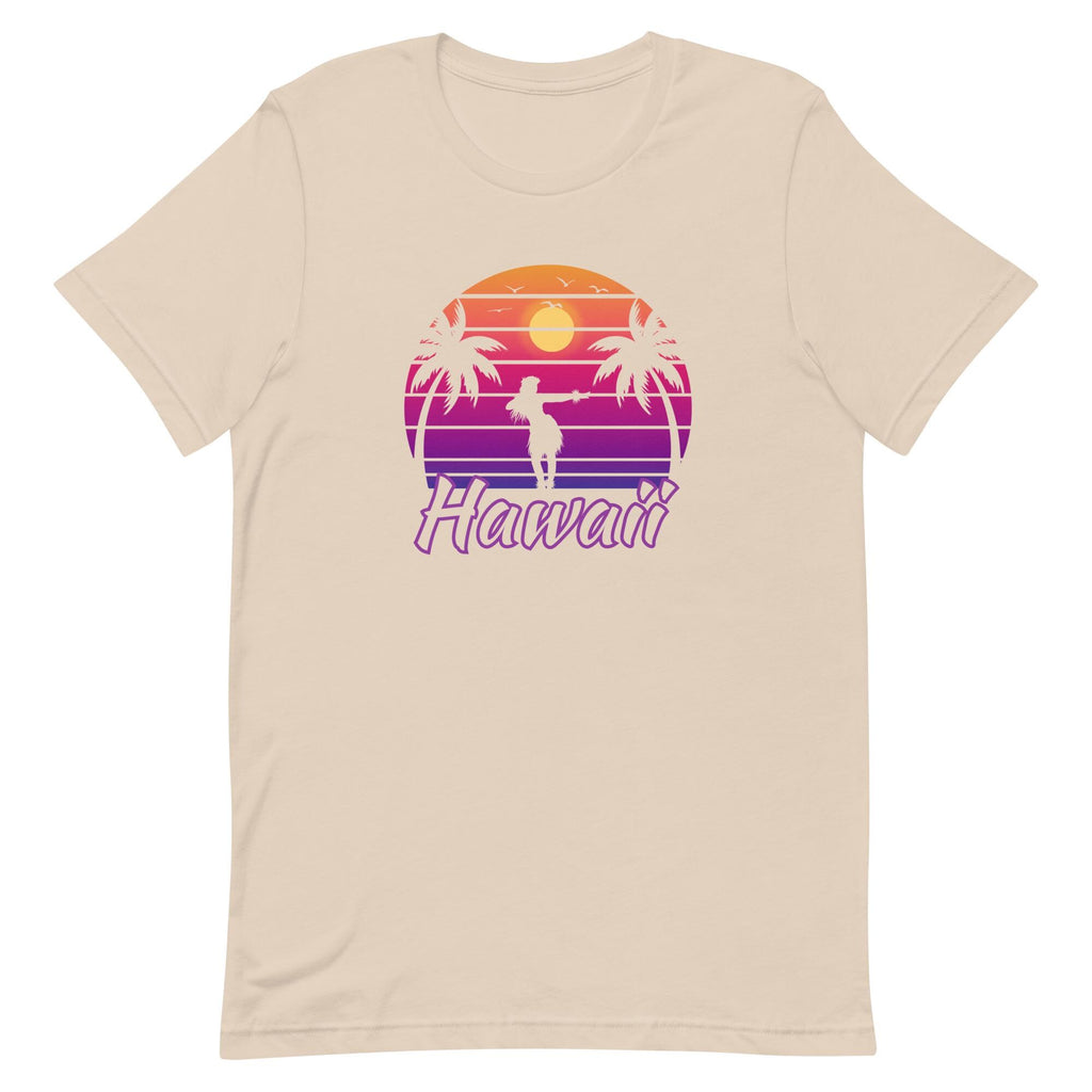 Sunset Hula Hawaii T-Shirt: Retro Tropical Tee