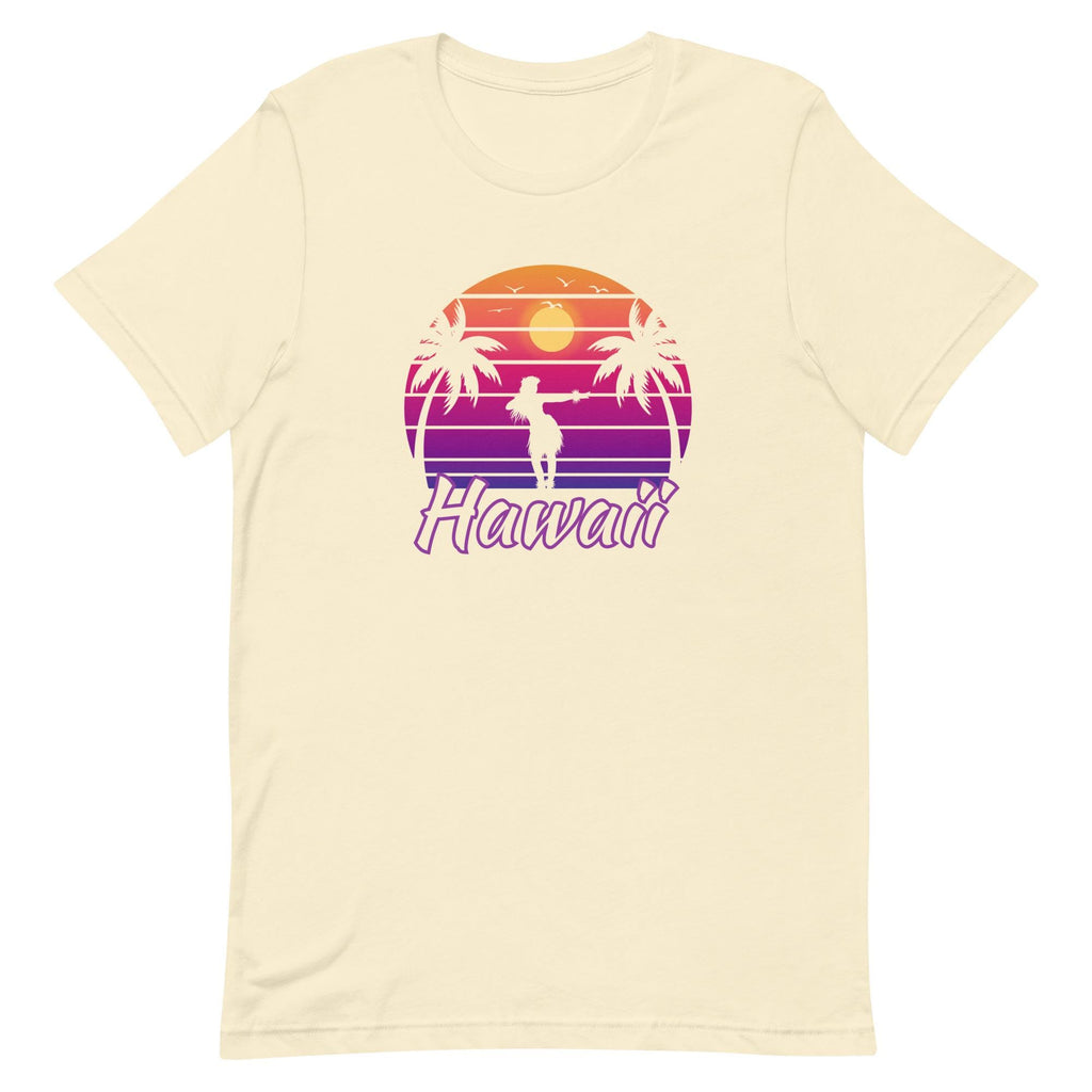 Sunset Hula Hawaii T-Shirt: Retro Tropical Tee