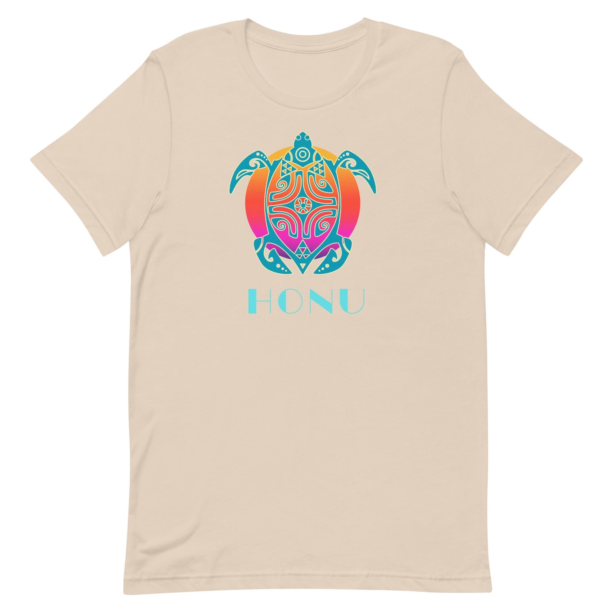 Sea Turtle Honu T-Shirt: Hawaiian turtle Unisex Tee