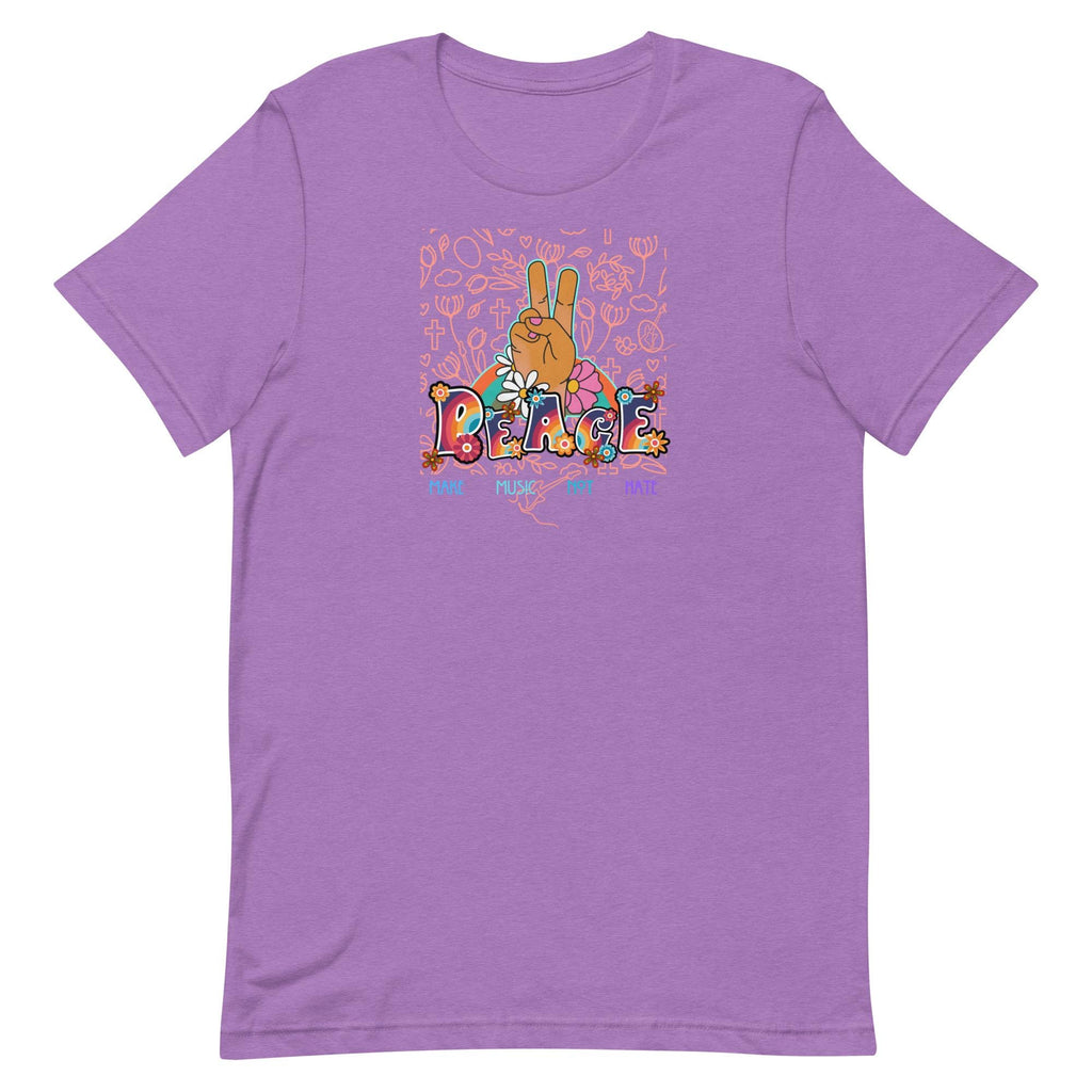 Groovy Peace Sign T-Shirt, Retro Music Lover Gift