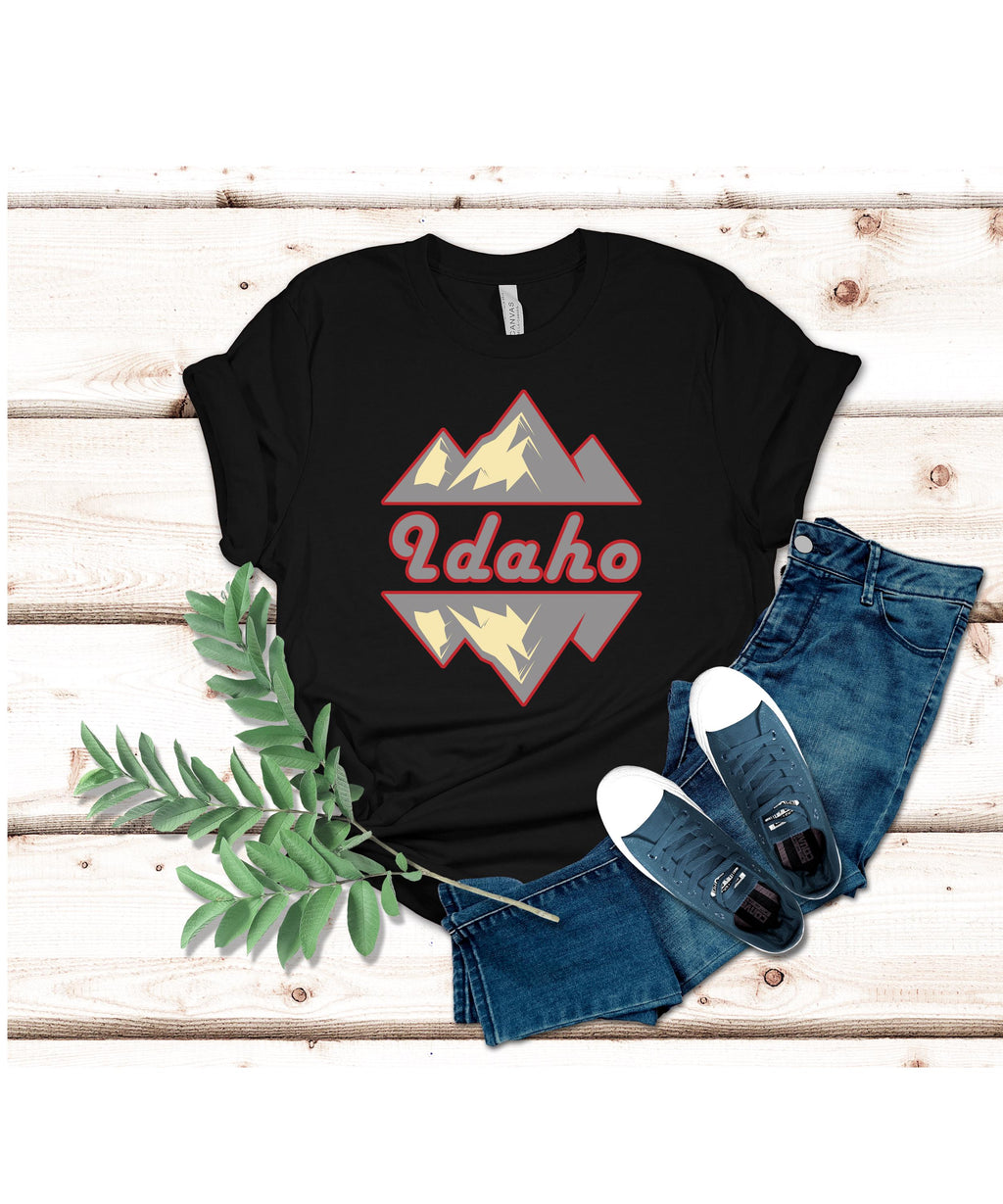 Idaho Mountains T-Shirt: Souvenir Vacation Tee