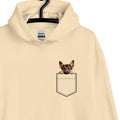 German Shepherd Puppy Hoodie, Faux Pocket, Dog Lover Gift