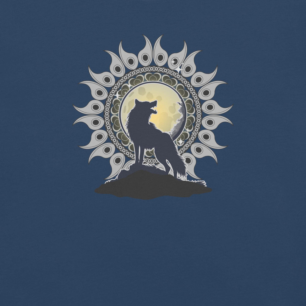 Wolf Mandala T-Shirt: Comfort Colors Heavyweight Cotton Tee