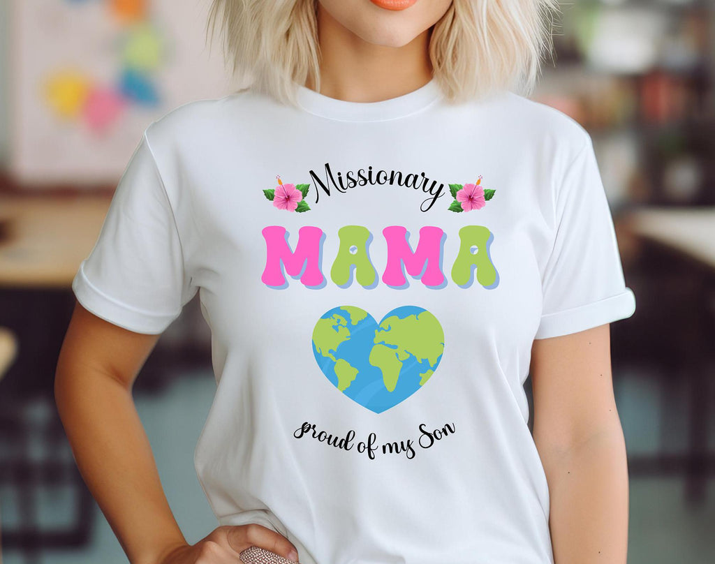 LDS Missionary Mama Shirt: Proud Mom of son t-shirt Gift