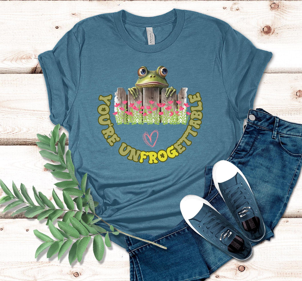 Funny Frog T-Shirt: UnFROGettable Unisex Tee