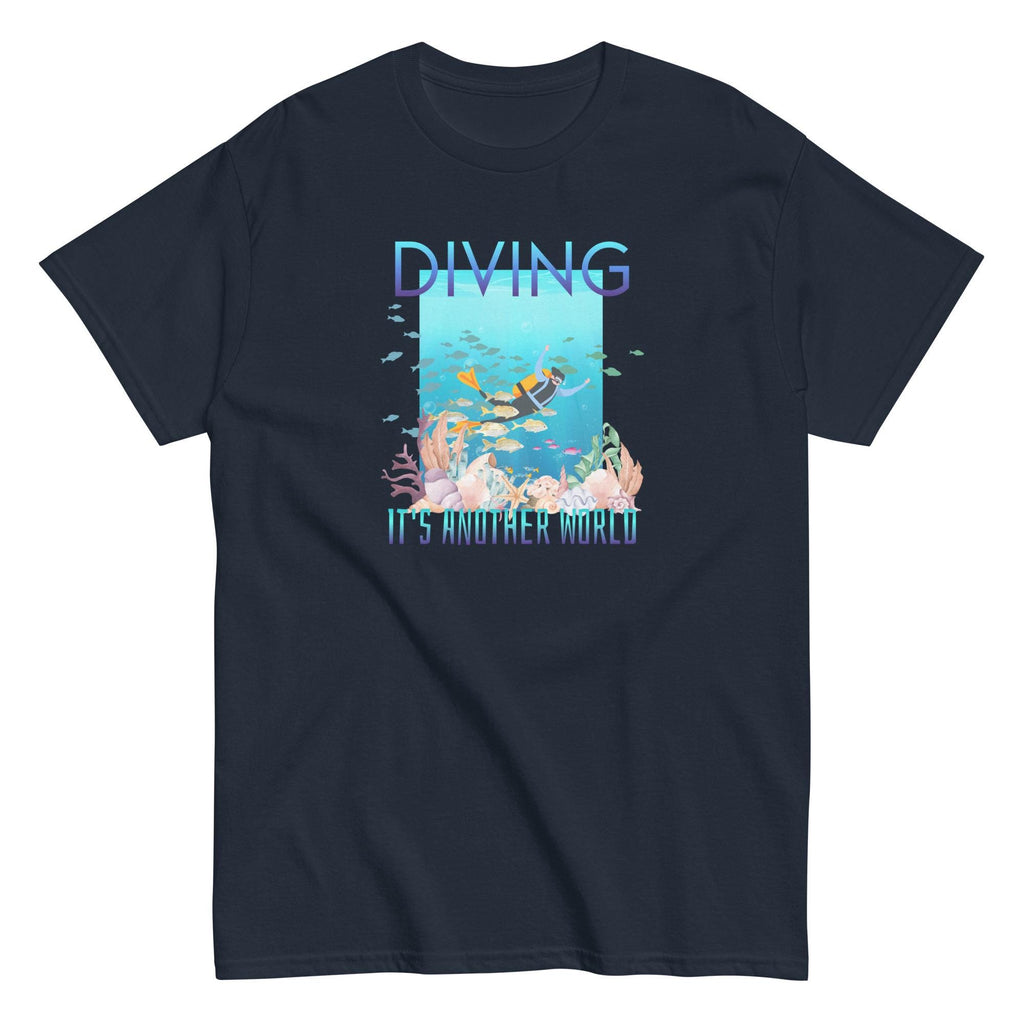 Diving Ocean T-Shirt: Marine Life Scuba Diver Gift