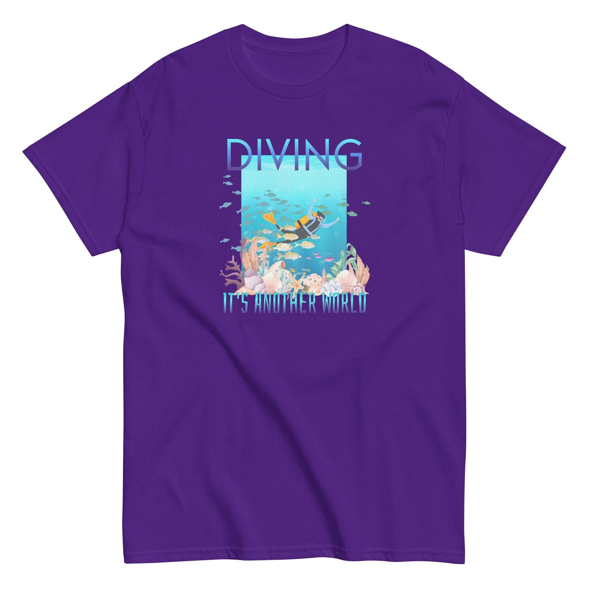 Diving Ocean T-Shirt: Marine Life Scuba Diver Gift