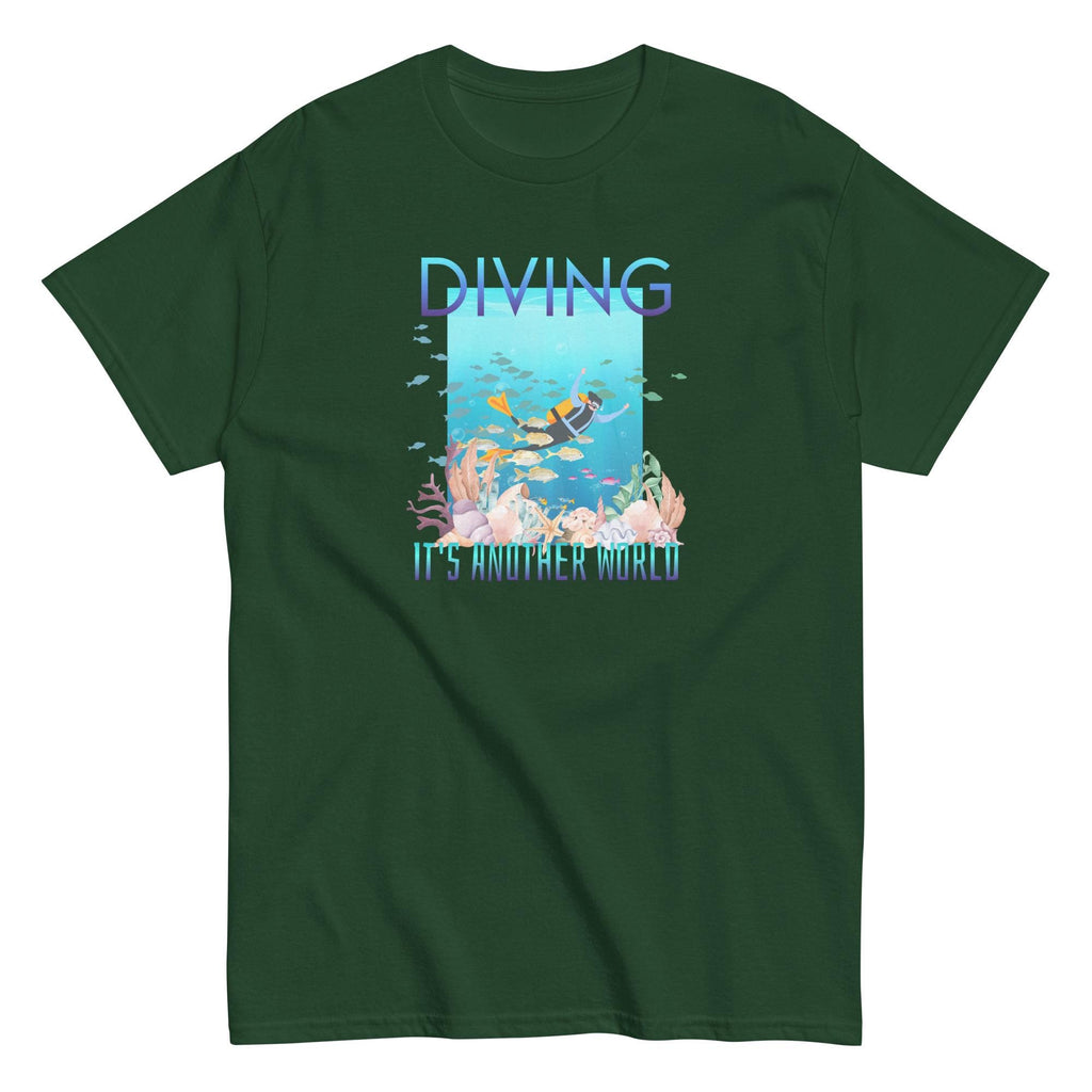 Diving Ocean T-Shirt: Marine Life Scuba Diver Gift