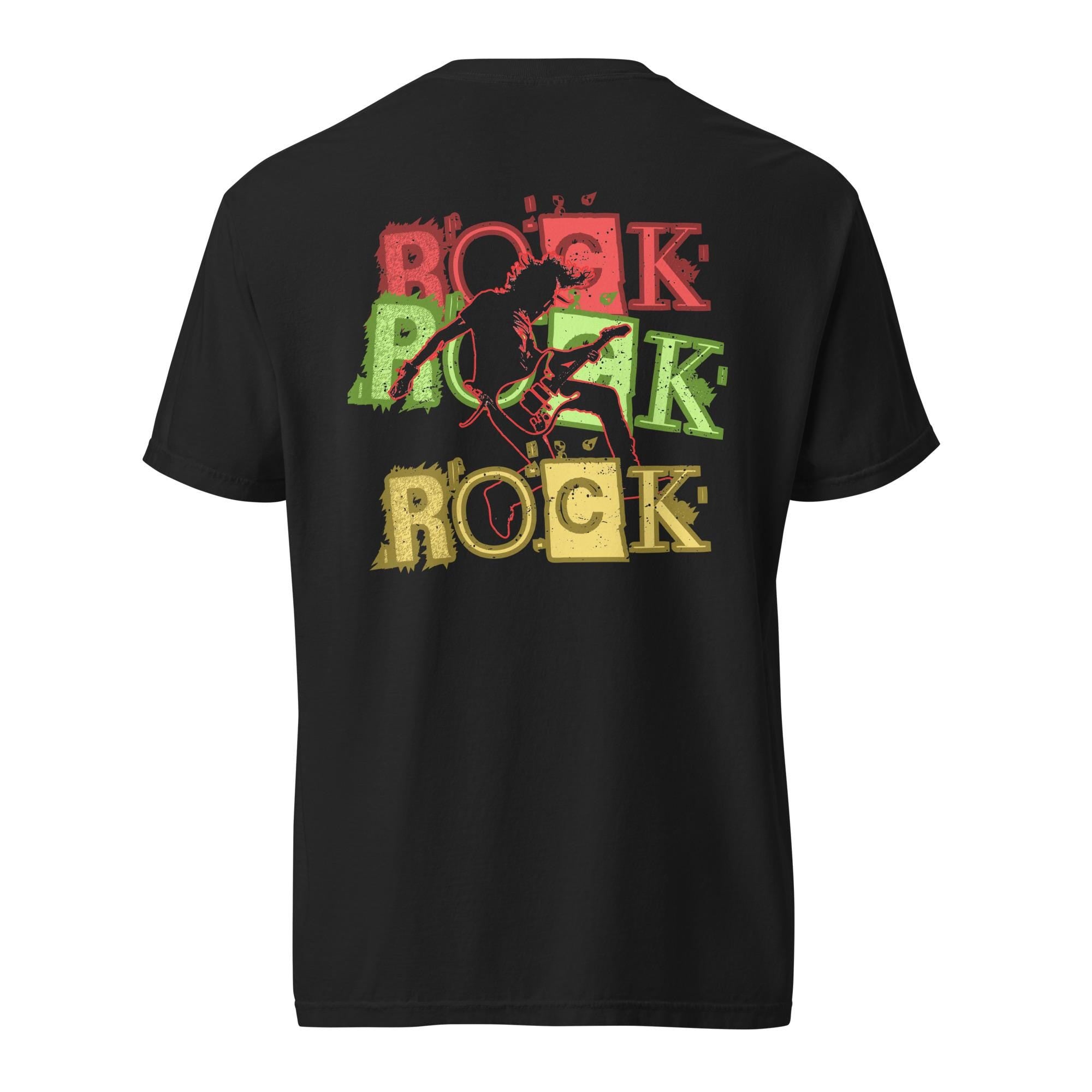 Comfort Colors Rock Music T-Shirt: Two Sided Print