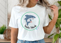 Savta Shark T-Shirt: Hebrew Grandma Shark Tee
