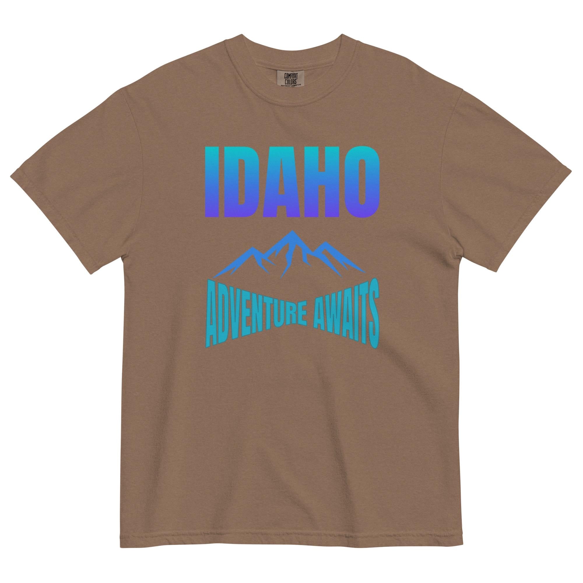 Idaho Adventure T-Shirt: Comfort Colors Cotton Tee