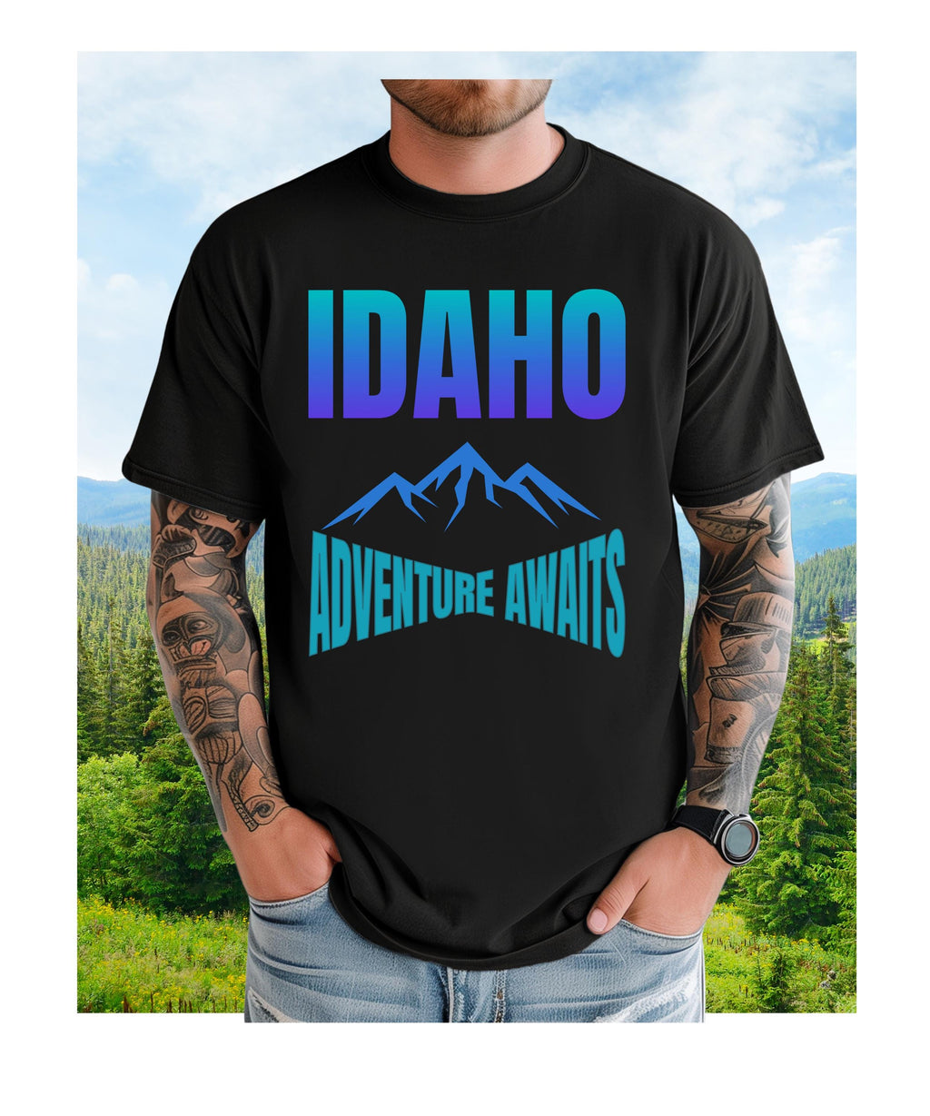 Idaho Adventure T-Shirt: Comfort Colors Cotton Tee