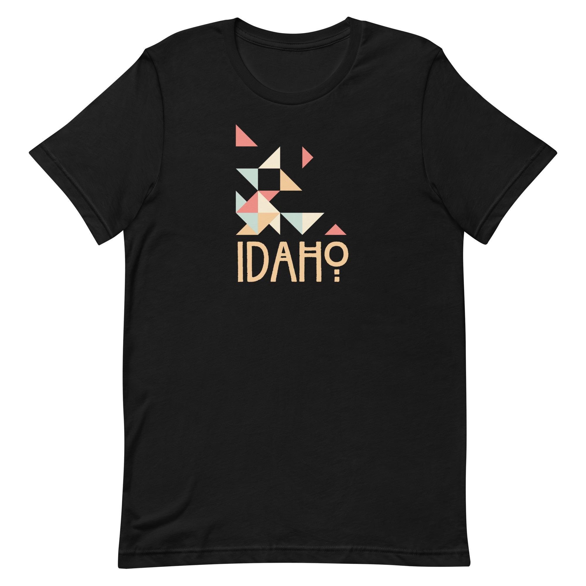 Idaho Modern T-Shirt: Geometric State Pride Tee