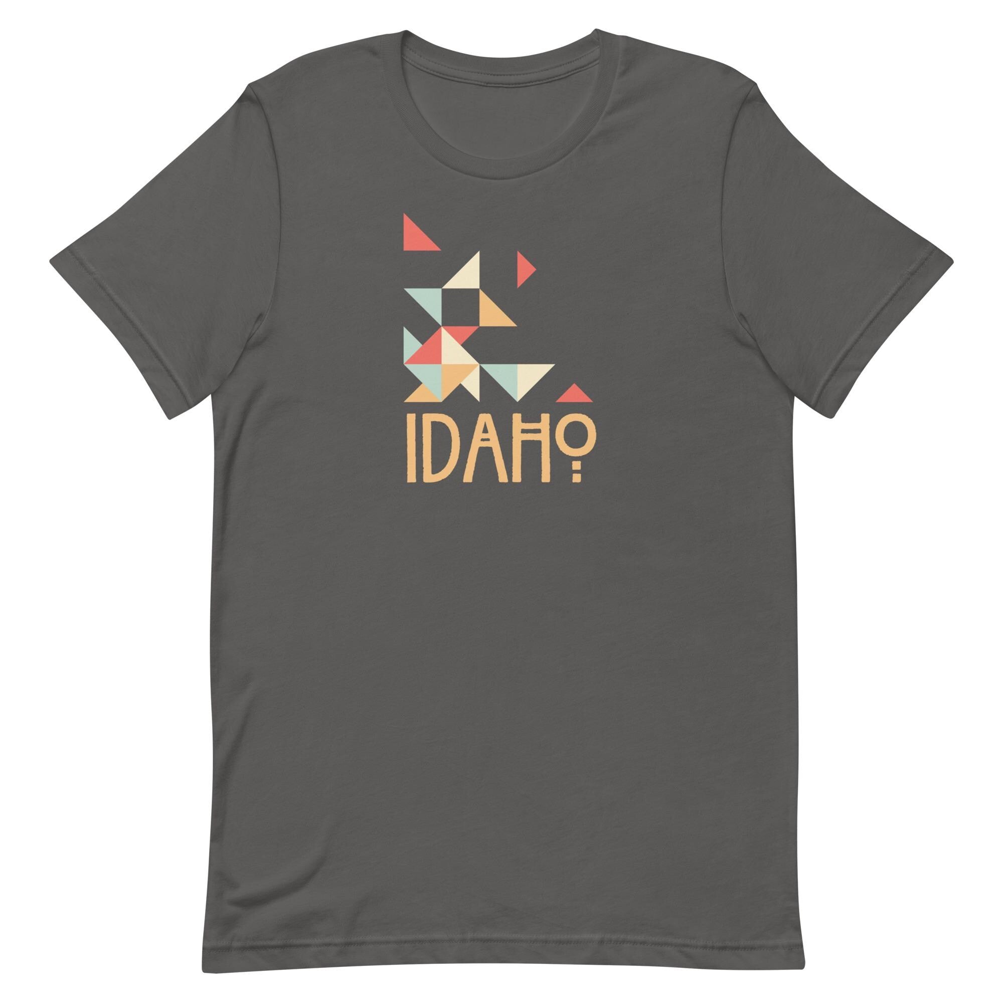 Idaho Modern T-Shirt: Geometric State Pride Tee