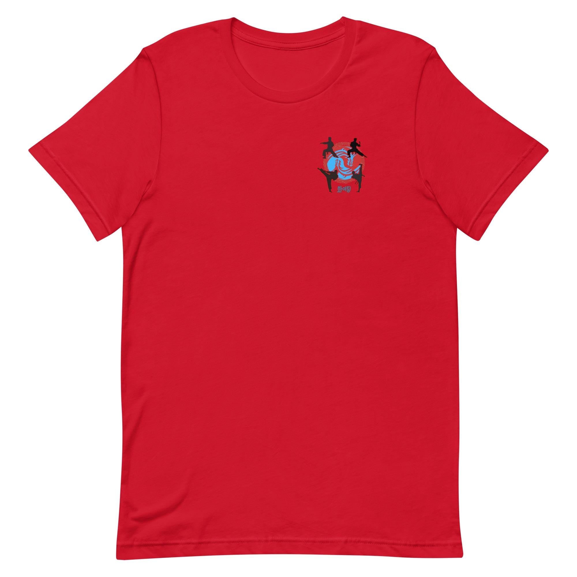 Martial Arts Shirt Taekwondo t-shirt back print MMA Fighter Gift
