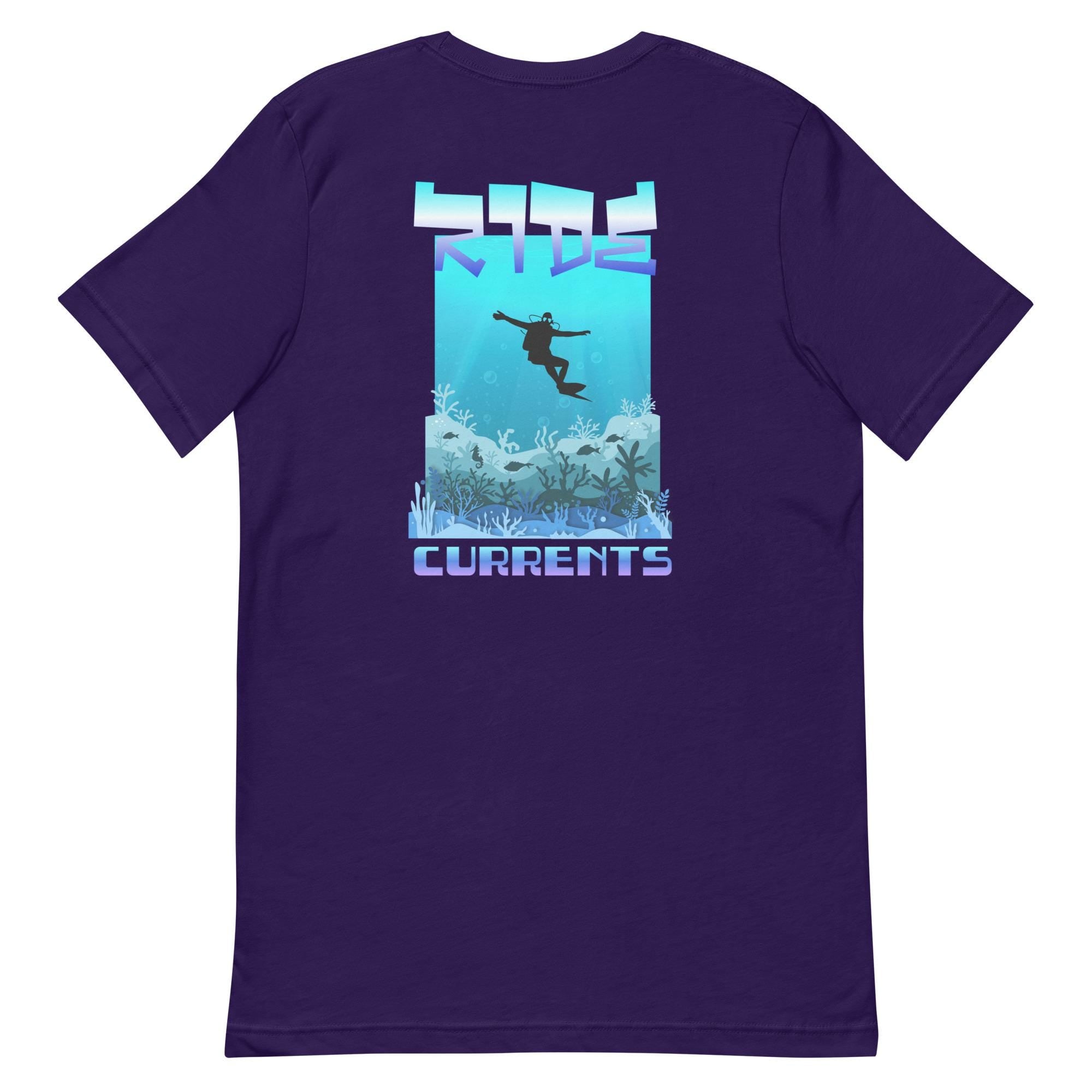 Ocean Diving T-Shirt: Front & Back Print, Gift for Diver