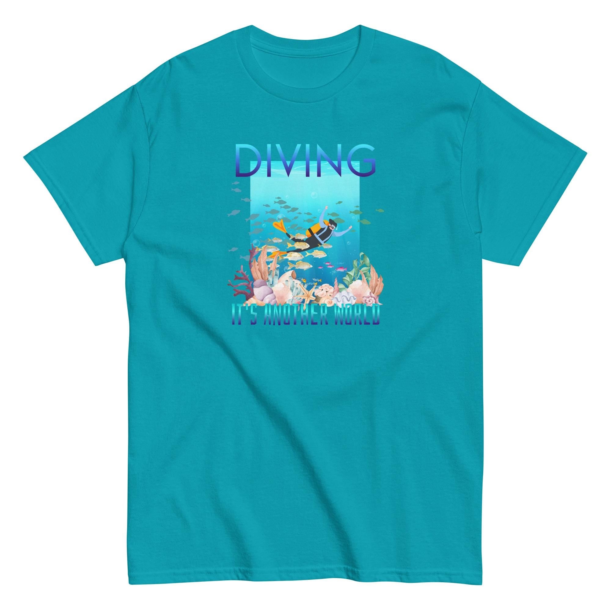 Diving Ocean T-Shirt: Marine Life Scuba Diver Gift