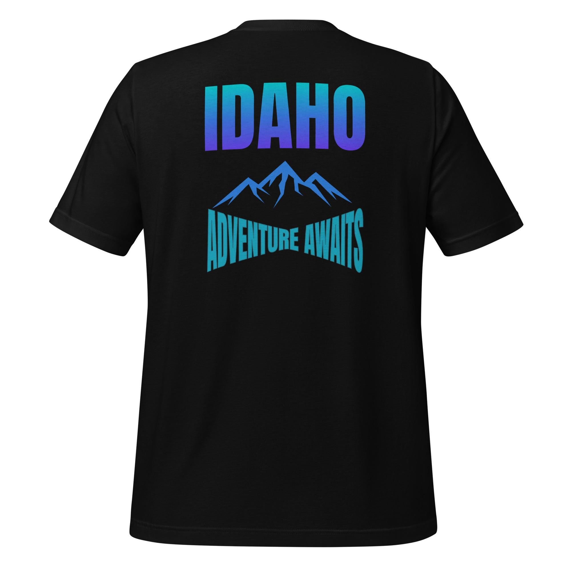 Idaho Adventure T-Shirt: Unisex Bella Canvas Tee