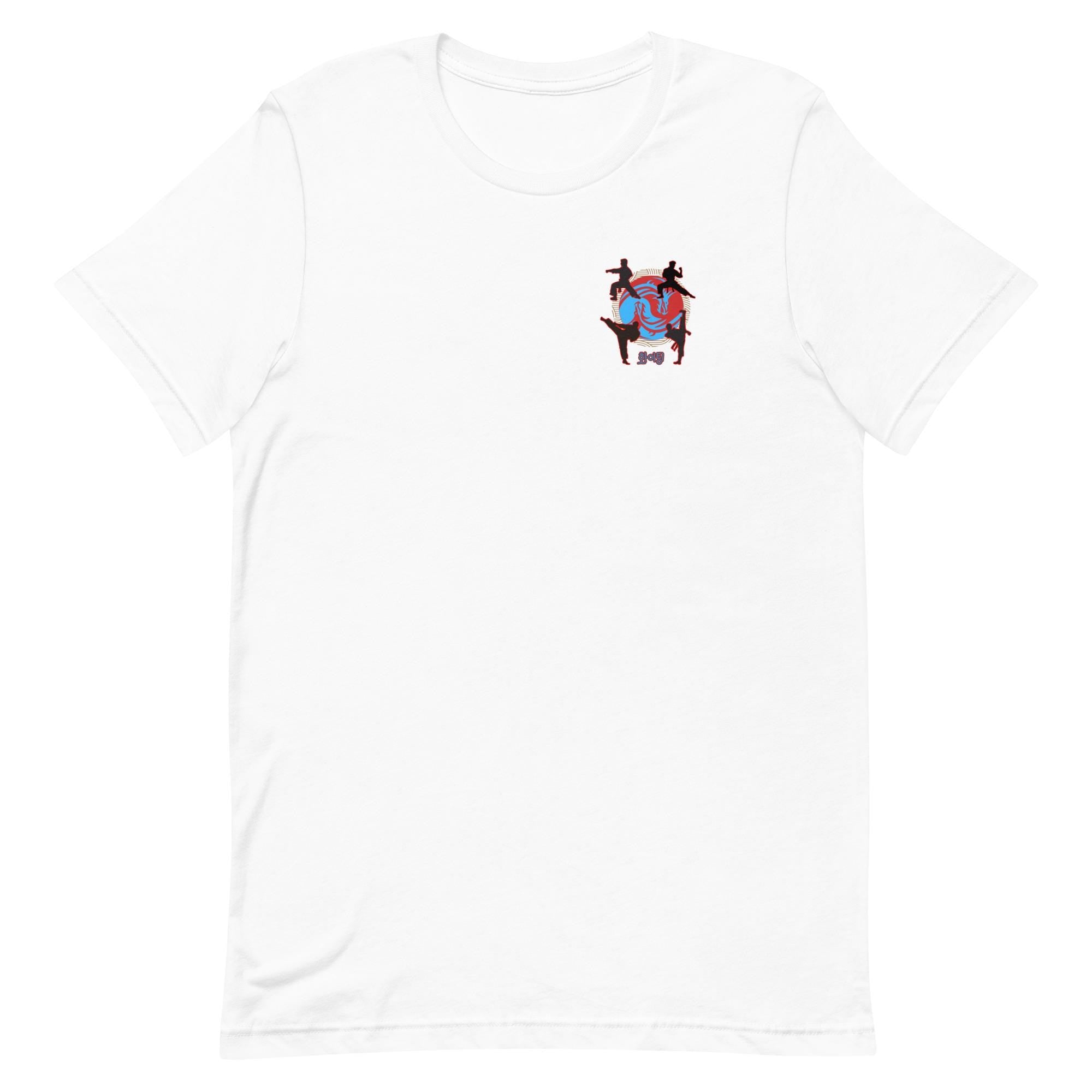 Martial Arts Shirt Taekwondo t-shirt back print MMA Fighter Gift