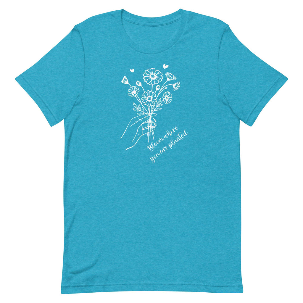 Wildflower Bouquet T-Shirt: Bloom Where You Are Planted